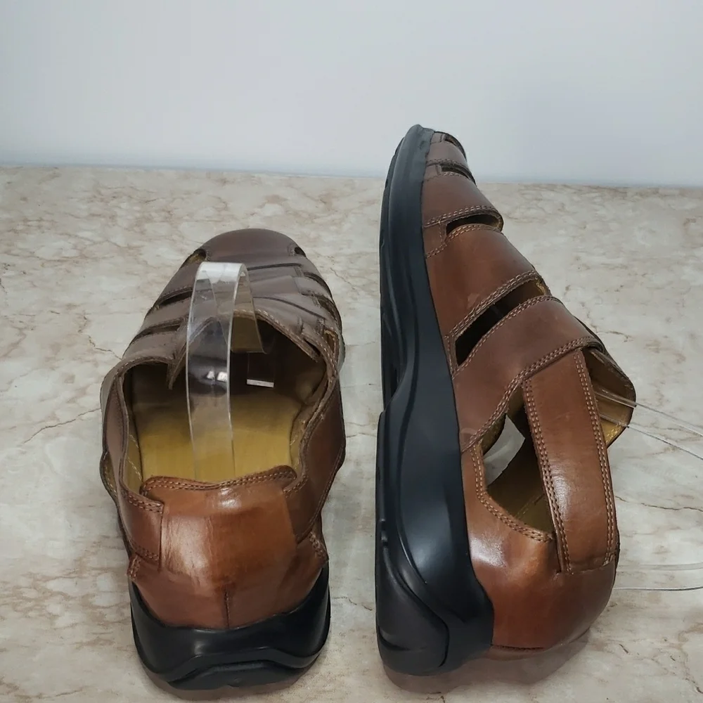Men's Brown Leather Sandals 11.5